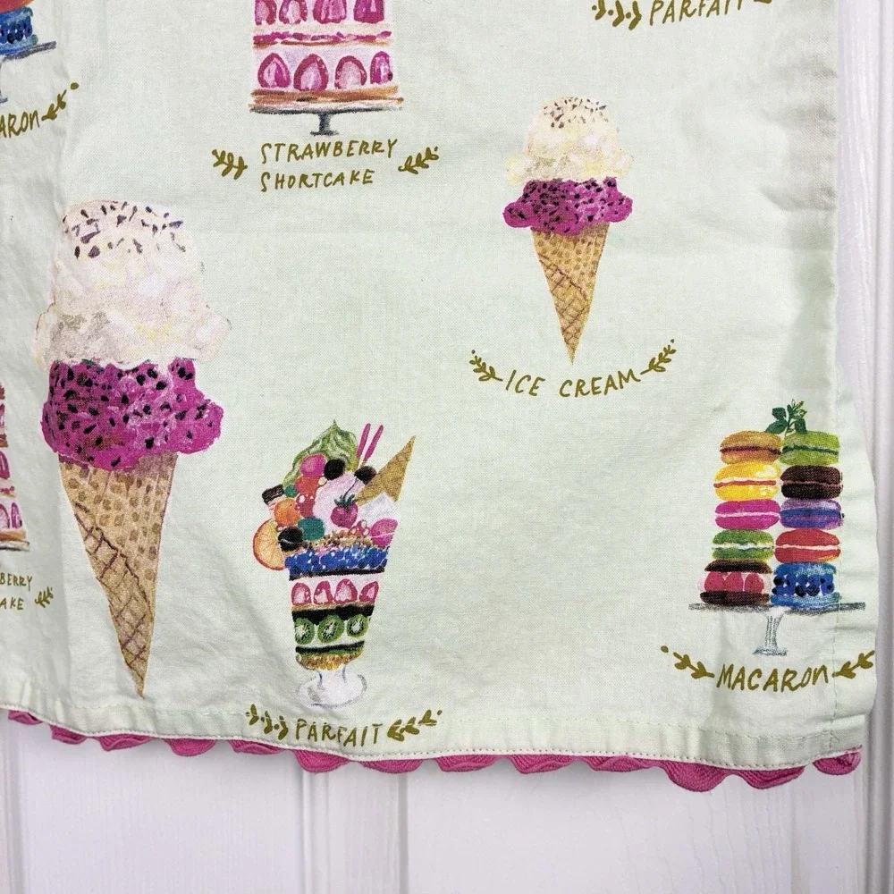 Pier 1 Imports 100% Cotton Colorful Sweet Treats Summer Kitchen Tea Towel